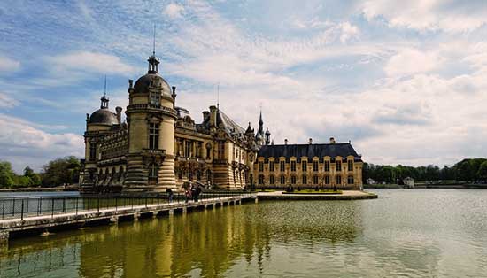 Chantilly Castle france summer