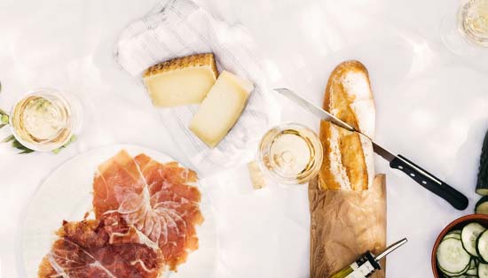 wine and cheese platter paris