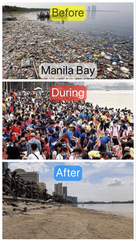 Before / During / After - Manila Bay