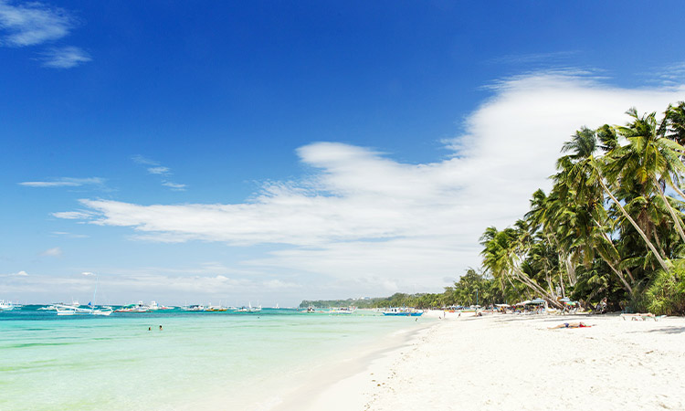 View from Villa Caemilla station 3 in Boracay