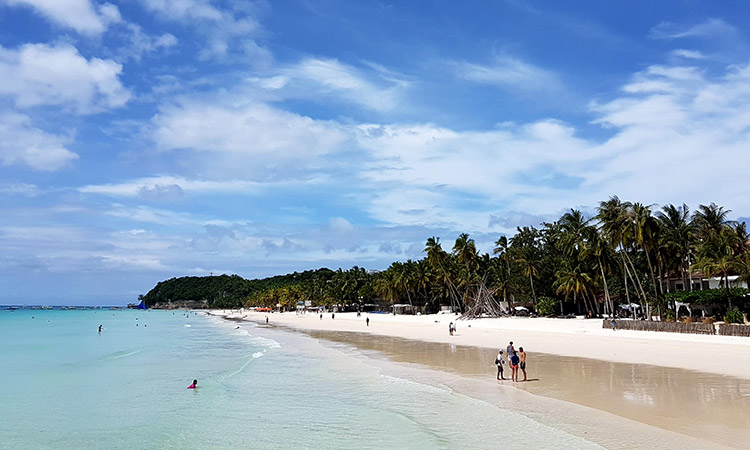 Boracay white sand beach