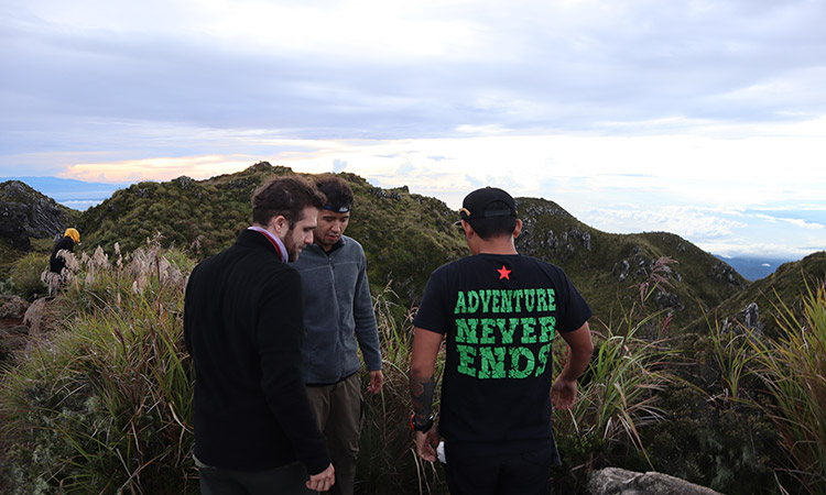 Nelson and John with Tourist Guide